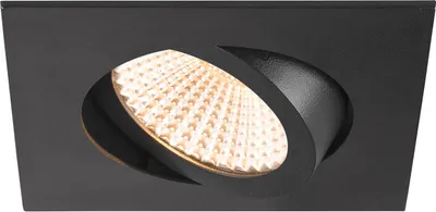 Produktbild von SLV 1007396 NEW TRIA 68, LED Deckeneinbauleuchte, 2700K, 60°, quadratisch, schwarz