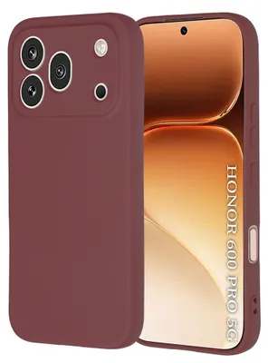Obrázek produktu pro Techsuit - SoftFlex obal pro Honor 600 Pro - švestkově červený