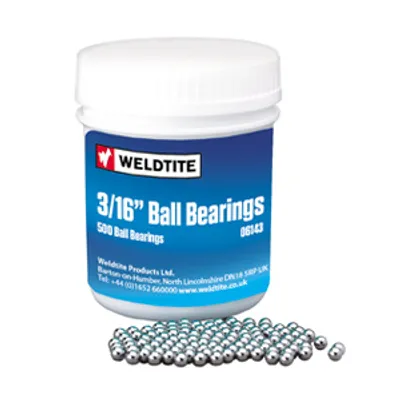 Produktbild von Weldtite Carbon - Stahl - Kugeln 3/16 Zoll (4,76mm) - 10 Stück