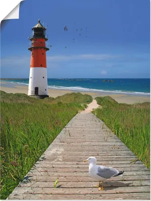 Produktbild von ARTland Poster Der Weg zum Meer Größe: 45x60 cm