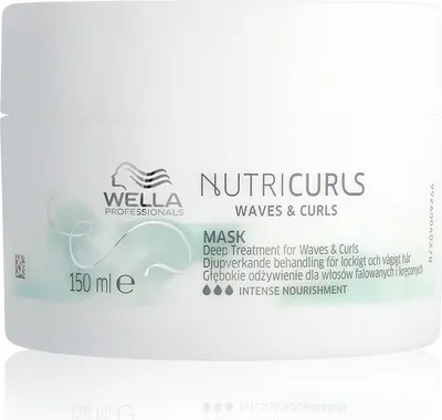 Produktbild von Wella NutriCurls Deep Treatment for Waves & Curls Mask 150 ml