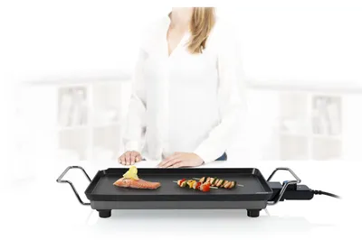 Produktbild von Princess 102240 Table Chef Superior, Arbeitsplatte, Aluminium, Schwarz, Aluminium, 460 x 260 mm, 6 Person(en)