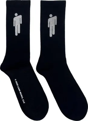 Obrázek produktu pro Billie Eilish - Kotníkové ponožky pro muže/dámy unisex RO14638 (37 EU - 40,5 EU) (Black/White)