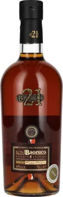 Produktbild von Ron Baoruco 21 Años Reserva Antigua Dominicano Premium 40% Vol. 0,7l