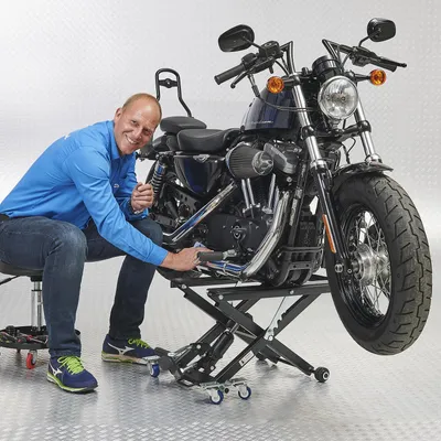 Productafbeelding van Motorlift Harley met poetskruk