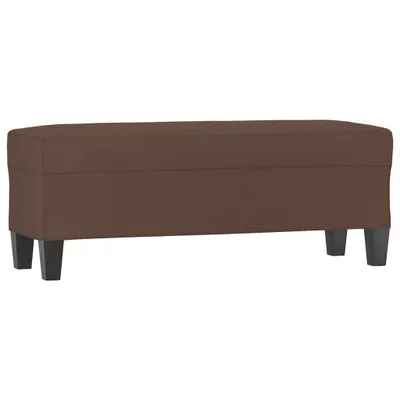 Produktbild von vidaXL Sitzbank Braun 100x35x41 cm Kunstleder