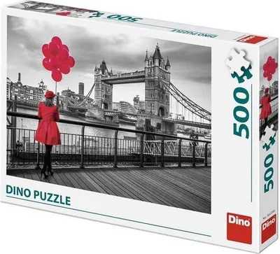 Image de Puzzle de dinosaures Dinotoys – Puzzle de Londres – 500 pièces