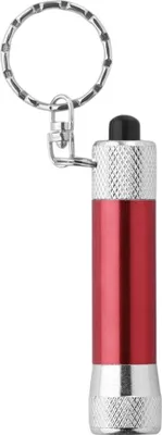 Produktbild von MidOcean - Taschenlampen-Schlüsselanhänger "Arizo" MO1261 (Einheitsgröße) (Rot)