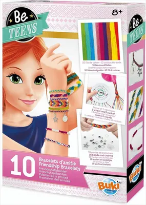 Produktbild von Buki Freundschaftsarmbnder Bastelset - bunte Armbnder selber machen