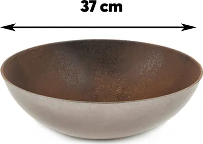 Produktbild von Pflanzschalen für draußen Dekoschale rund Rost-Optik 37 x 10,5 cm