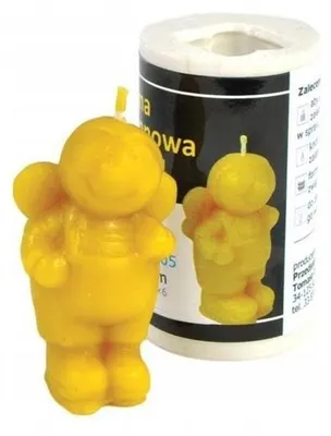 Produktbild von Łysoń Silikonform Biene - 6,5cm - Gießform