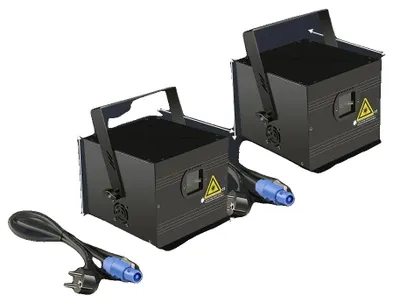 Zdjęcie produktu dla Projektor laserowy, sterowanie DMX, szybkie skanowanie, moc 5W
