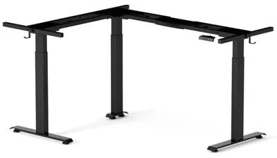 Image de Bureau réglable électriquement - en forme de L - capacité de charge de 150 kg - en acier allié