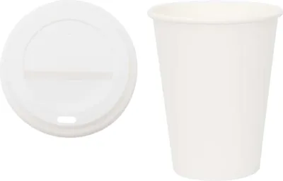 Immagine prodotto di vidaXL Bicchieri di carta con coperchio 1000 pz. 12oz 300ml
