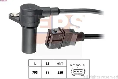 Produktbild von EPS 1.953.274 Kurbelwellensensor Impulsgeber für OPEL VECTRA B (36)