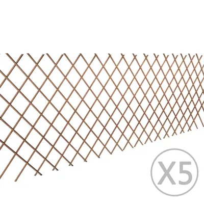 Immagine prodotto di vidaXL Recinzione in vimini 5 pezzi 180x90 cm