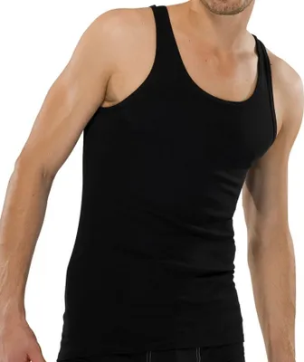 Immagine prodotto di Gilet SCHIESSER da uomo - giacca sportiva, senza maniche, originale a costine fini, monocolore nero XL