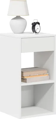 Immagine prodotto di Maison Exclusive - Comodini con cassetto 2 pz. Bianco 35x34x66,5 cm