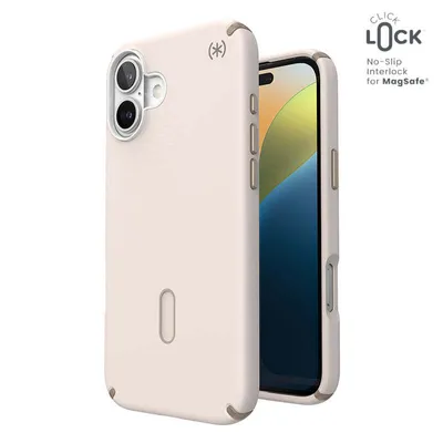 Obrázok produktu pre Speck Presidio2 Pro ClickLock & MagSafe - Etui iPhone 16 Plus (bielená kosť / zlatá dedičná / lieskovo hnedá)