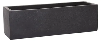 Produktbild von VIVANNO Blumenkasten Beton FLOBO Kasten, Anthrazit matt - 60x18x18 cm