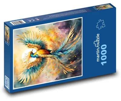 Produktbild von Puzzle 1000 Majestätischer Phönixvogel - martinpuzzle