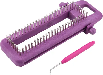 Zdjęcie produktu dla Wielofunkcyjna instrukcja DIY Purple Weaving Webstube, Skarpety dla skarpetek