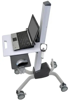 Produktbild von Ergotron Neo-Flex - Wagen - für Notebook / Maus / Barcode-Scanner - hochwertiger Kunststoff, Aluminium, Stahl - Zweistufiges Grau - Bildschirmgröße: 30.5-43.9 cm (12"-17.3")