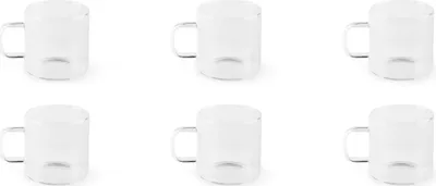 Produktbild von Excelsa Set mit 6 Espressotassen Essential Glas 14 cl Durchsichtig