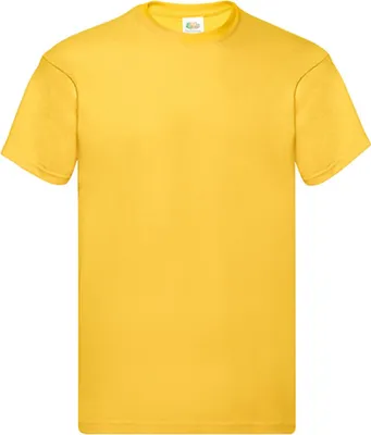 Immagine prodotto di Fruit of the Loom 61-082-0 | Maglietta originale per bambini - Farbe: Sunflower - Größe: XL