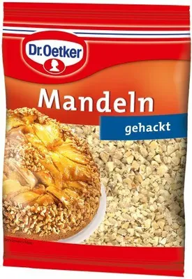 Obrázek produktu pro Dr. Oetker Mandeln gehackt, 5er Pack (5 x 100 g)