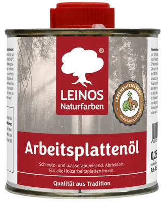 Produktbild von LEINOS Arbeitsplattenöl 0,25 l – Arbeitsplattenöl Küche, lösemittelfrei