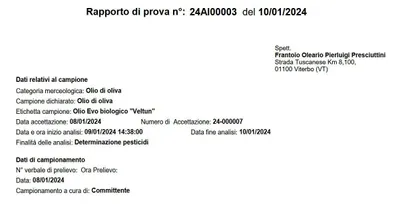 Obrázok produktu pre Extra panenský olivový olej Veltun Biologico - 3000 ml -. Pôvod 100 % Taliansko - Zberová kampaň 2025/26