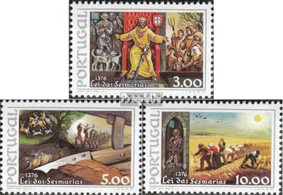 Produktbild von Briefmarken Portugal 1976 Mi 1316x-1318x (kompl.Ausg.) postfrisch 600 Jahre Bodenrecht