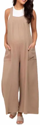 Immagine prodotto di Solidchoice - Tuta premaman da donna con gambe larghe e tasche
