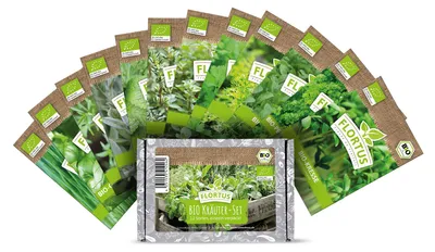 Produktbild von Kräuter-Set (12 Sorten) | Kräutersamen von FLORTUS