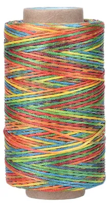 Wachsgarn 250 m 150D für Leder-Nähprojekte, bunt