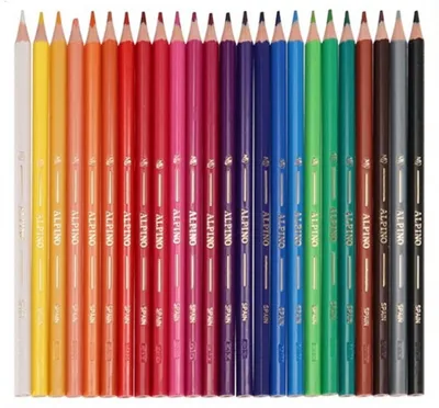 Zdjęcie produktu dla Alpino AL010658, Wielobarwny, 24 szt.