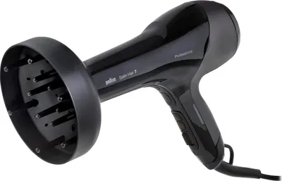 Obrázek produktu pro Braun HD785, 70 °C, Černá, Jednobarevný, Poutko k zavěšení, Knoflíky, Jezdec, 2000 W