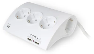 Immagine prodotto di Regola Ewent EW3935 1,5 m 2 x USB 2.1 A 2500W (1,5 m)