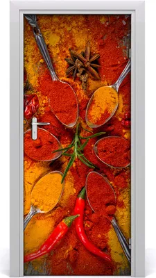 Produktbild von Tulup Türaufkleber 85x205 cm Dekorative Aufkleber Selbstklebend Wasserdichte Tapete Abnehmbar Schlafzimmer Wohnzimmer Wohnkultur - GEWüRZE