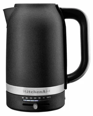 Produktbild von KitchenAid 859711684180, 1,7 l, 2400 W, Schwarz, Edelstahl, Metall, Kunststoff, Edelstahl, Regelbare Temperatur, Wasserstandsanzeige