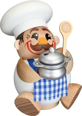 Obrázok produktu pre Guľová fajčiarska figúrka - Kuchár