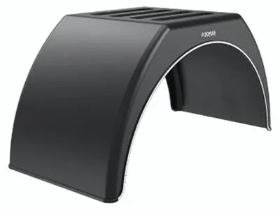 Obrázek produktu pro Dvojitý blatník pro přívěs 15-16" DOMAR DK3120 s plochým podběhem kola 1000/510 mm s bílým ráfkem