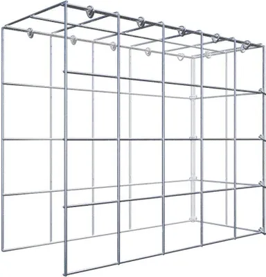 Produktbild von Anbaugabione Typ 4 50 cm x 40 cm x 20 cm (L x H x T), Maschenweite 10 cm x 10 cm, C-Ring