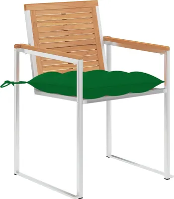 Produktbild von vidaXL Gartenstühle 8 Stk. mit Kissen Massivholz Teak
