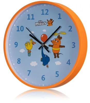 Productafbeelding van DieMaus kinderklok, muis, olifant en eend design
