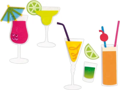 Produktbild von HEYDA 203780619 Stick-On's-Mix Cocktails 75 x 165 cm