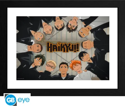 Produktbild von HAIKYU!! - Framed print Karasuno Fight