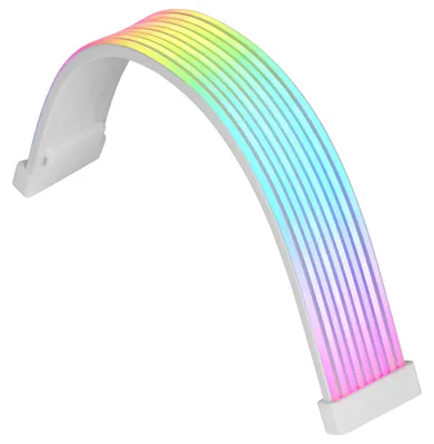 Produktbild von Mars Gaming MCA-16X, ARGB-LED-Streifen mit 16-Pin (8+8) Stromkabel, hochwertiges, einlagiges Silikon