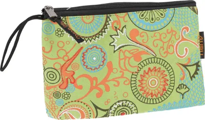 Produktbild von Boho Kosmetiktasche, Kramtäschchen aus Nepal - Lemon, Uni - Erwachsene, Grün, Baumwolle, 15*23*3 cm, Kleine Taschen für Kosmetik, Schreibzeug, Mehr